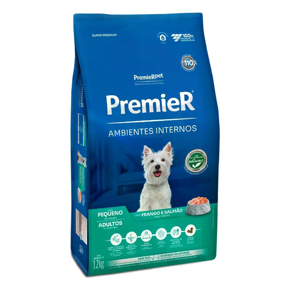 Ração Premier Ambientes Internos Cães Adultos Raças Pequenas Frango e Salmão - 7