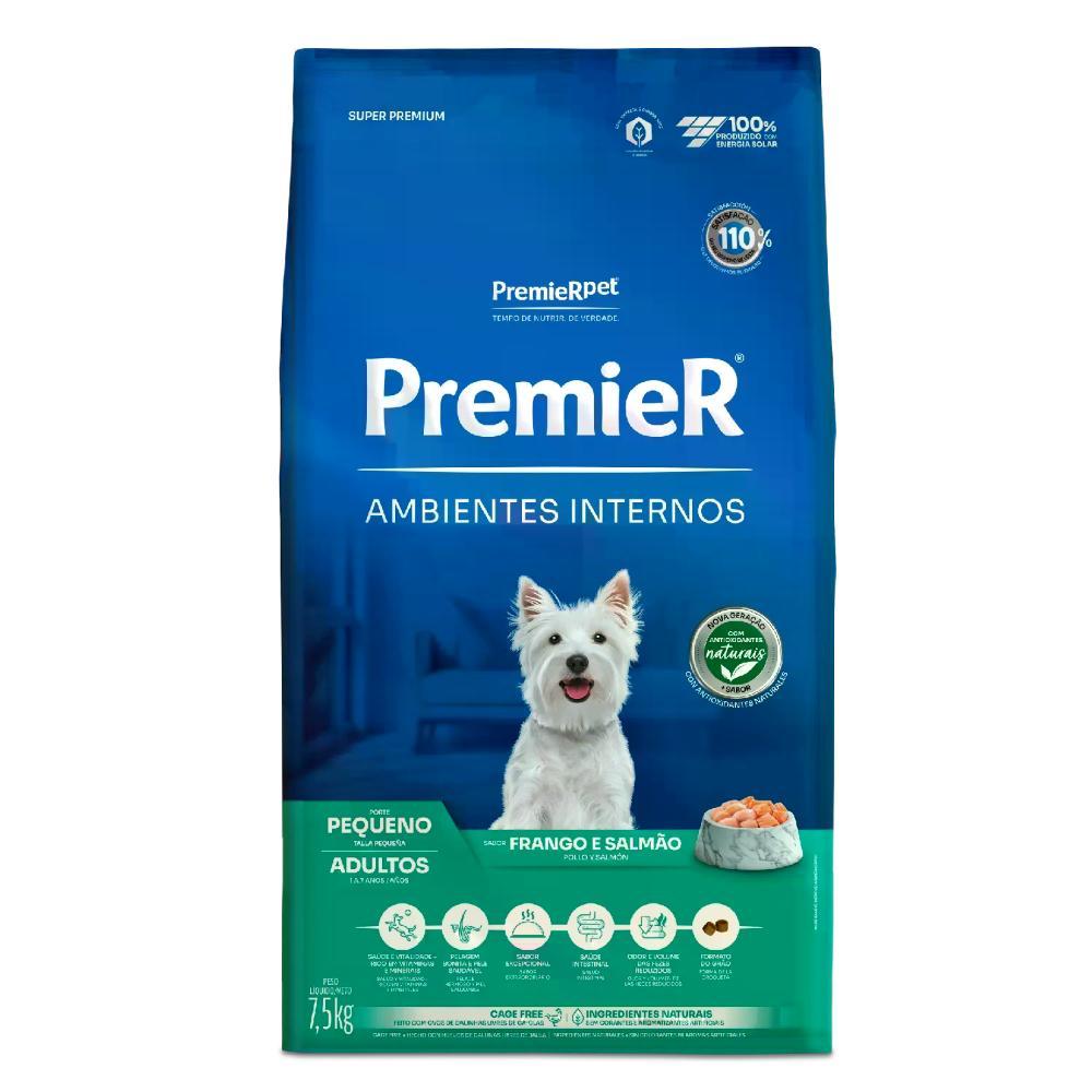 Ração Premier Ambientes Internos Cães Adultos Raças Pequenas Frango e Salmão - 9