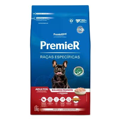 Ração Premier Raças Específicas Bulldog Francês Adultos Frango