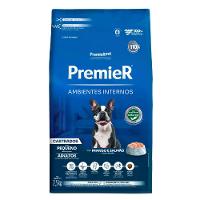 Ração Premier Ambientes Internos Cães Castrados Adultos Frango e Salmão - 1