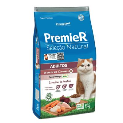 Ração Premier Gatos Adultos Seleção Natural Frango