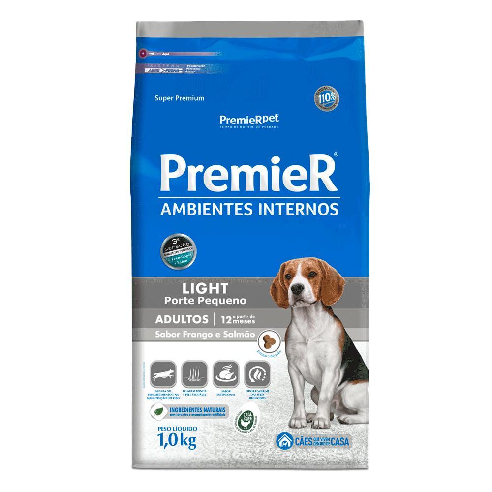 Ração Premier Ambientes Internos Light Cães Adultos Frango e Salmão - 7