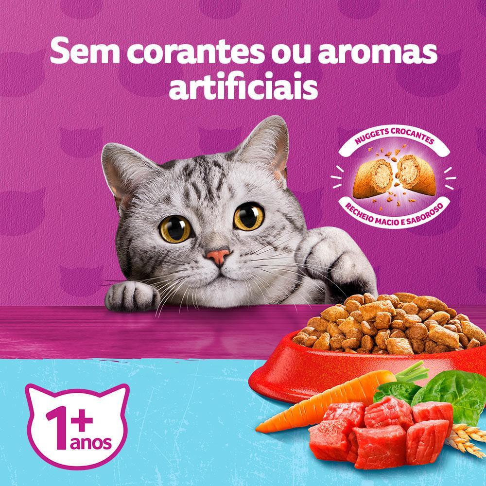 Ração Whiskas Gatos Adultos Castrados Carne - 5