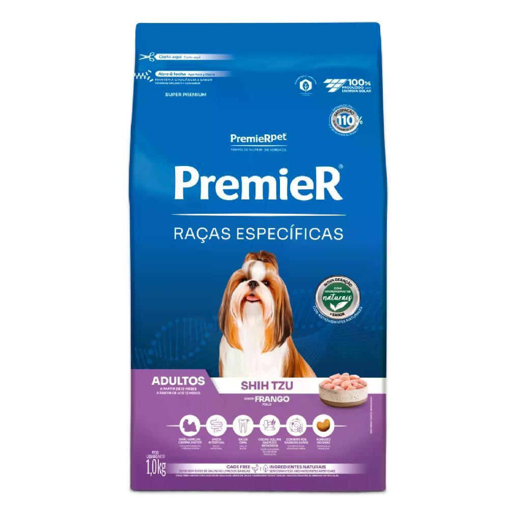 Ração Premier Raças Específicas Shih Tzu Adultos Frango - 1