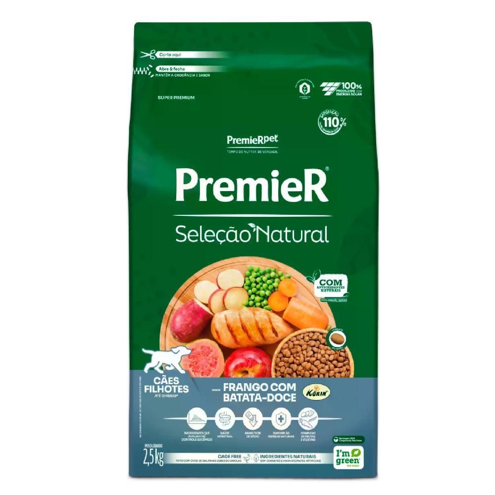 Ração Premier Seleção Natural Cães Filhotes Frango com Batata Doce - 1