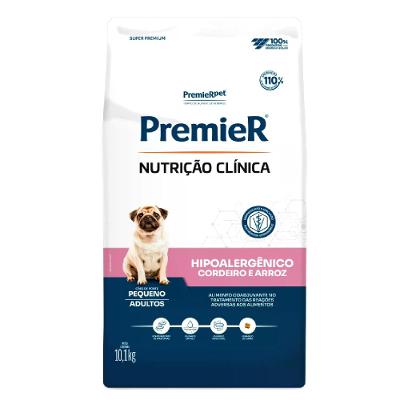 Ração Premier Nutrição Clínica Hipoalergênico Cães Pequeno Porte Cordeiro e Arroz