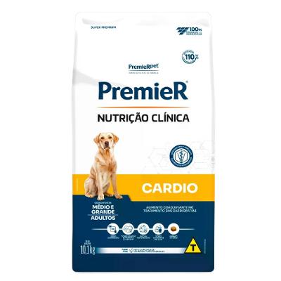 Ração Premier Nutrição Clínica Cardio Cães Adultos Porte Médio e Grande