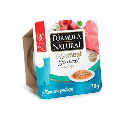 Ração Úmida Fórmula Natural Fresh Meat Gourmet Gatos Adultos Atum em Pedaços