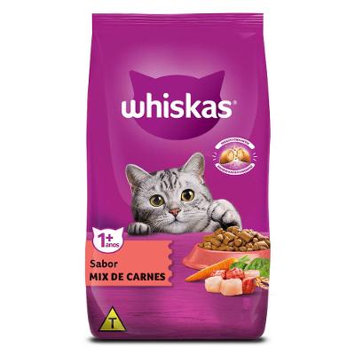 Ração Whiskas Gatos Adultos Mix Carne