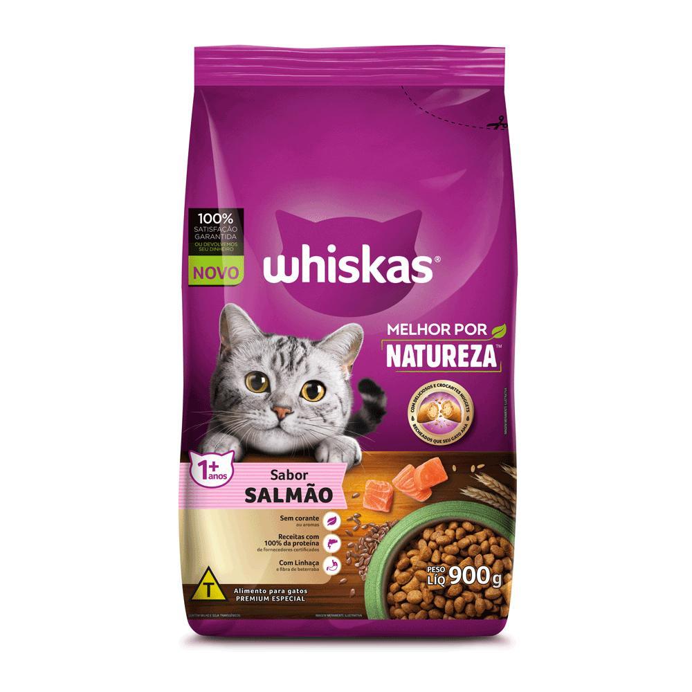 Ração Whiskas Gatos Adultos Melhor Por Natureza Salmão - 3