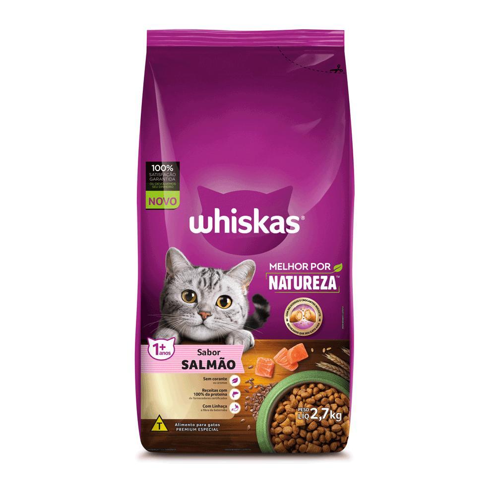 Ração Whiskas Gatos Adultos Melhor Por Natureza Salmão - 10