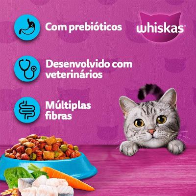 Ração Whiskas Gatos Adultos Peixe