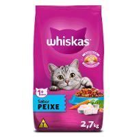 Ração Whiskas Gatos Adultos Peixe - 1