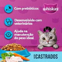 Ração Whiskas Gatos Adultos Castrados Peixe - 8