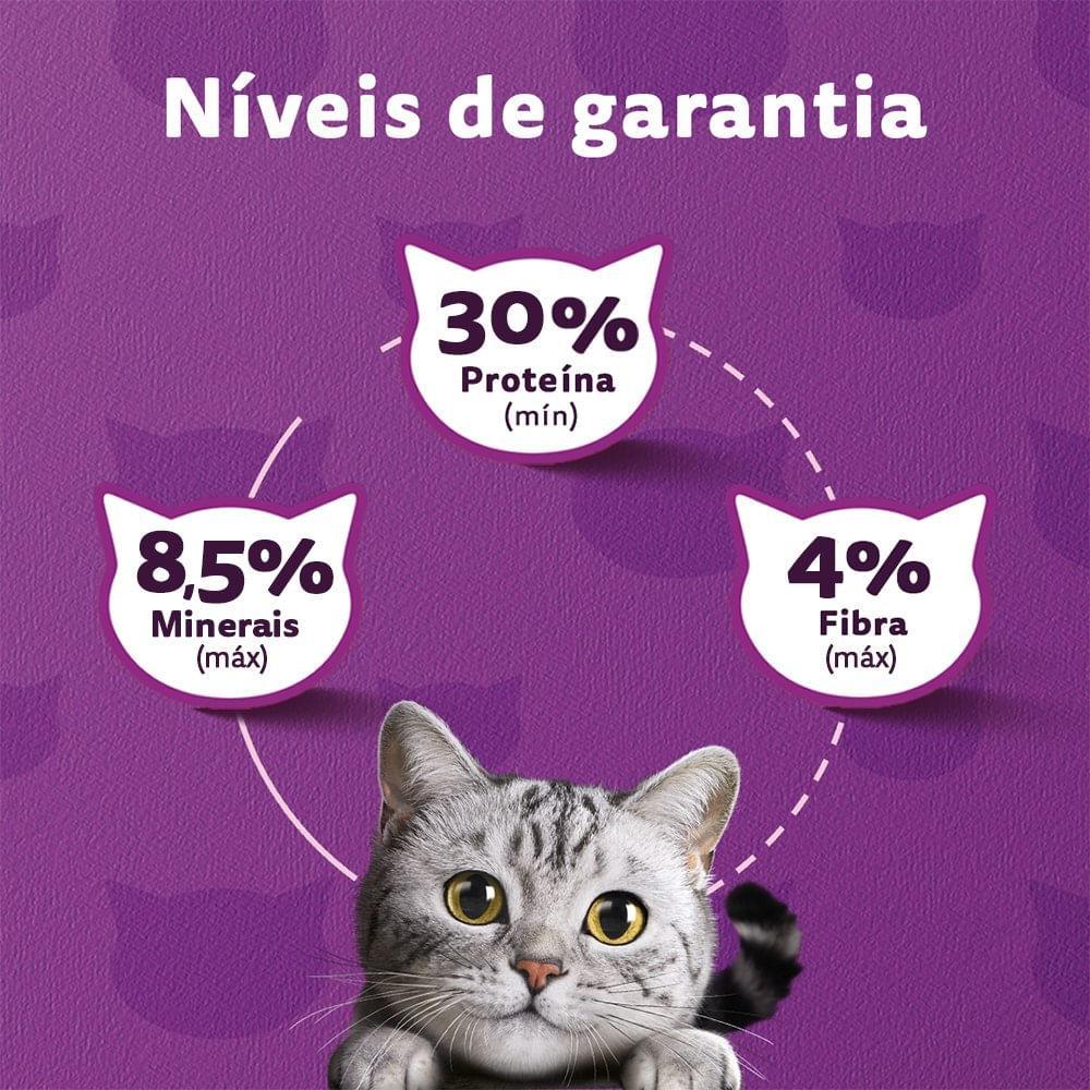 Ração Whiskas Gatos Adultos Mix Carne - 6
