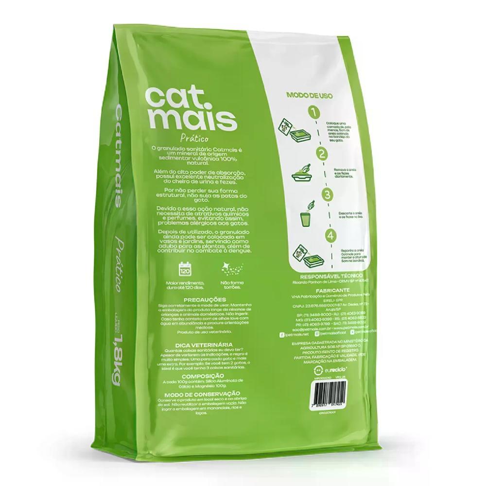 Granulado Higiênico Cat Mais Prático Petmais - 2