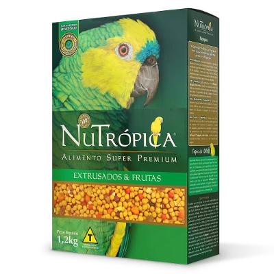 Ração Nutrópica para Papagaios com Frutas
