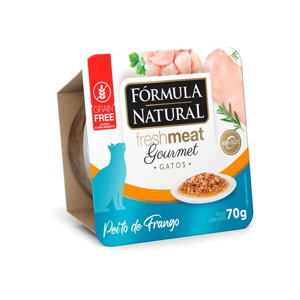 Ração Úmida Fórmula Natural Fresh Meat Gourmet Gatos Adultos Peito de Frango - 1