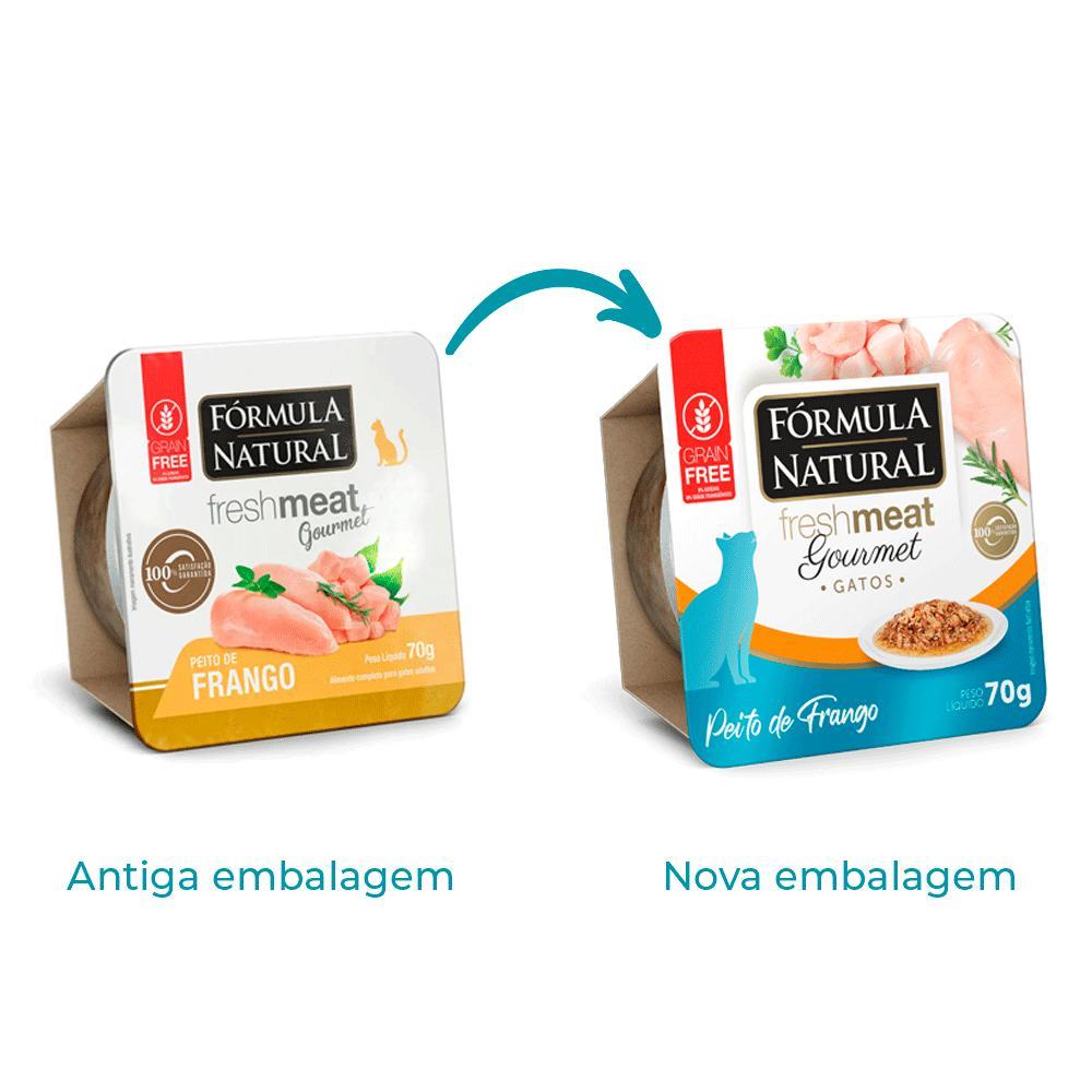 Ração Úmida Fórmula Natural Fresh Meat Gourmet Gatos Adultos Peito de Frango - 2