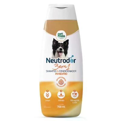 Shampoo e Condicionador 3 em 1 pH Neutro Neutrodor Petmais