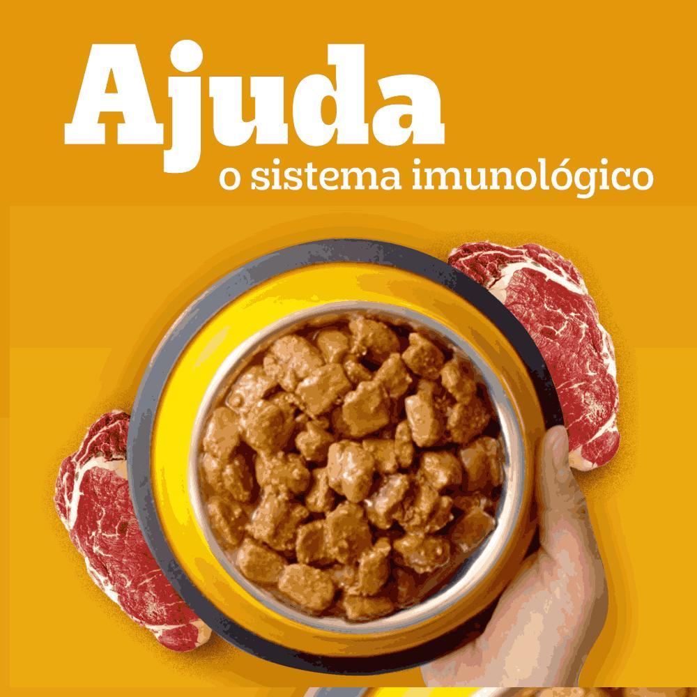 Ração Úmida Pedigree Sachê High Protein Cães Adultos Carne e Frango - 7