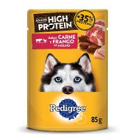 Ração Úmida Pedigree Sachê High Protein Cães Adultos Carne e Frango - 1