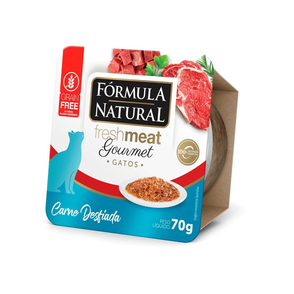 Ração Úmida Fórmula Natural Fresh Meat Gourmet Gatos Adultos Carne Desfiada - 3