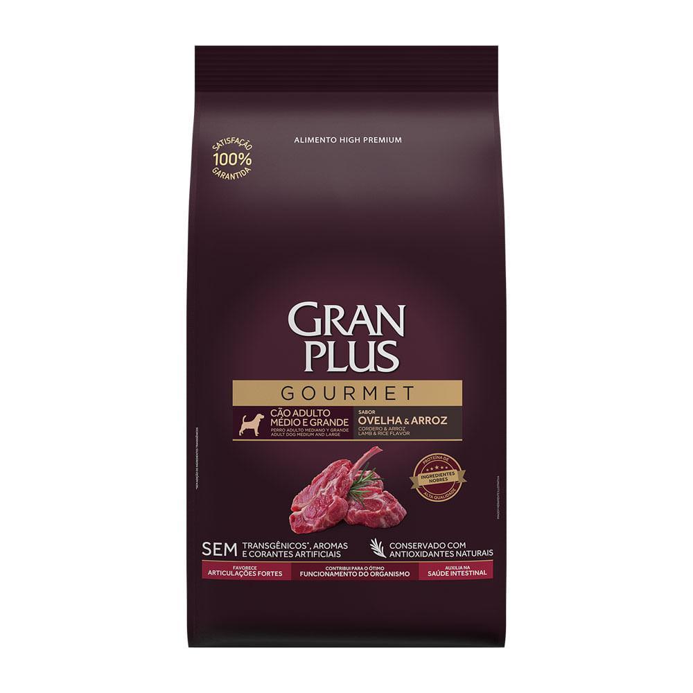 Ração GranPlus Gourmet Cães Adultos Médio e Grande Ovelha e Arroz - 2