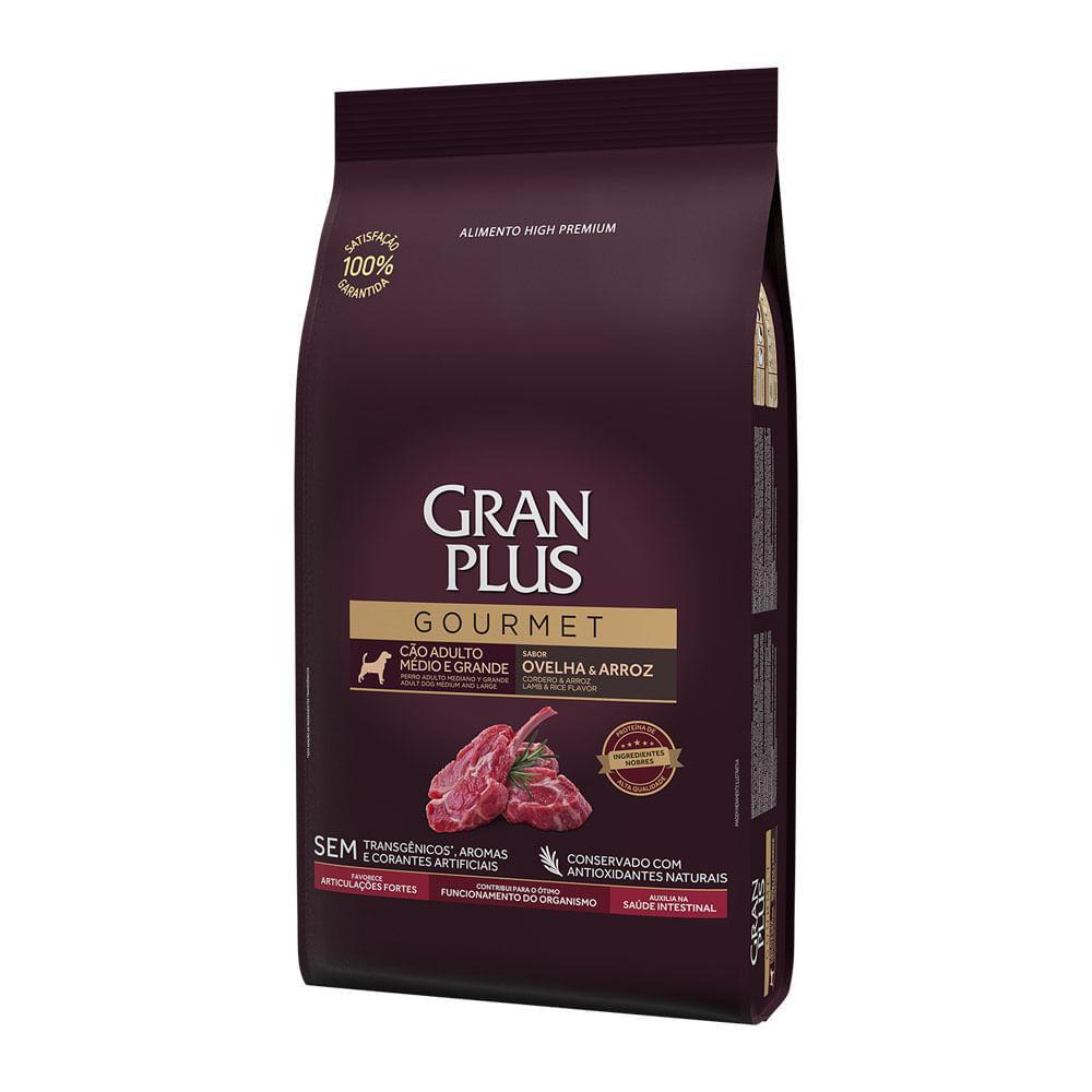 Ração GranPlus Gourmet Cães Adultos Médio e Grande Ovelha e Arroz - 3