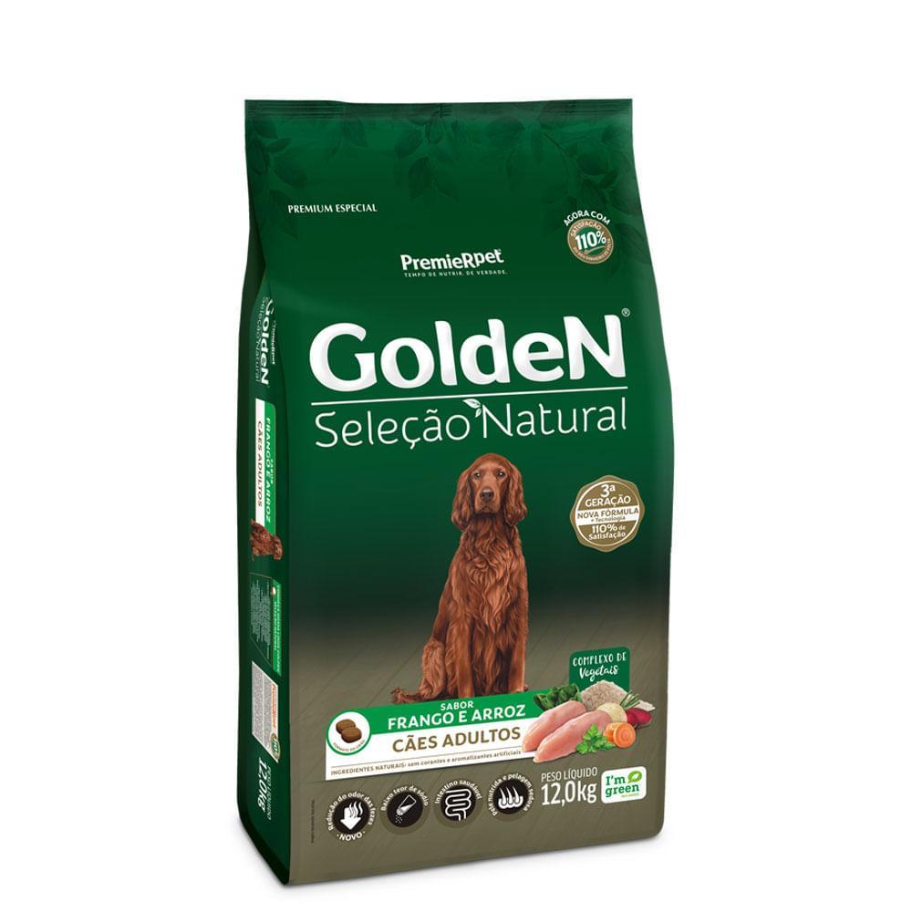 Ração Golden Seleção Natural Cães Adultos Frango e Arroz - 4