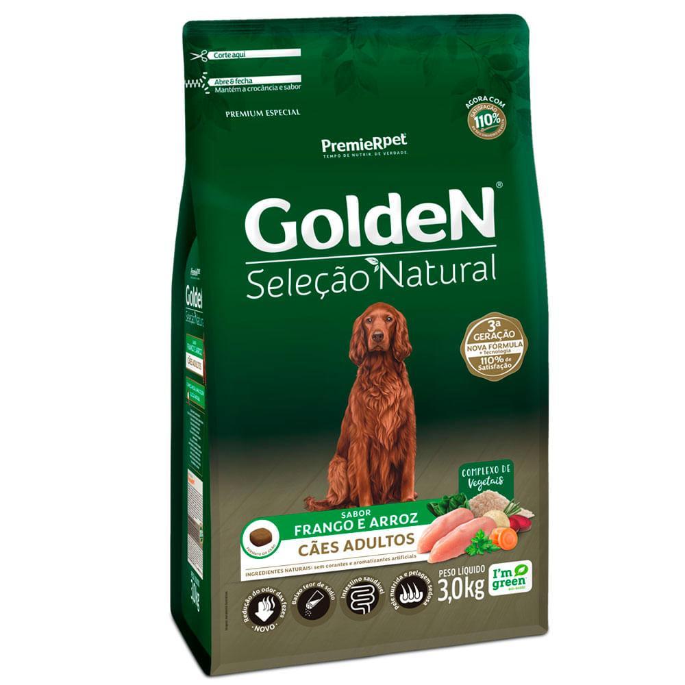 Ração Golden Seleção Natural Cães Adultos Frango e Arroz - 2