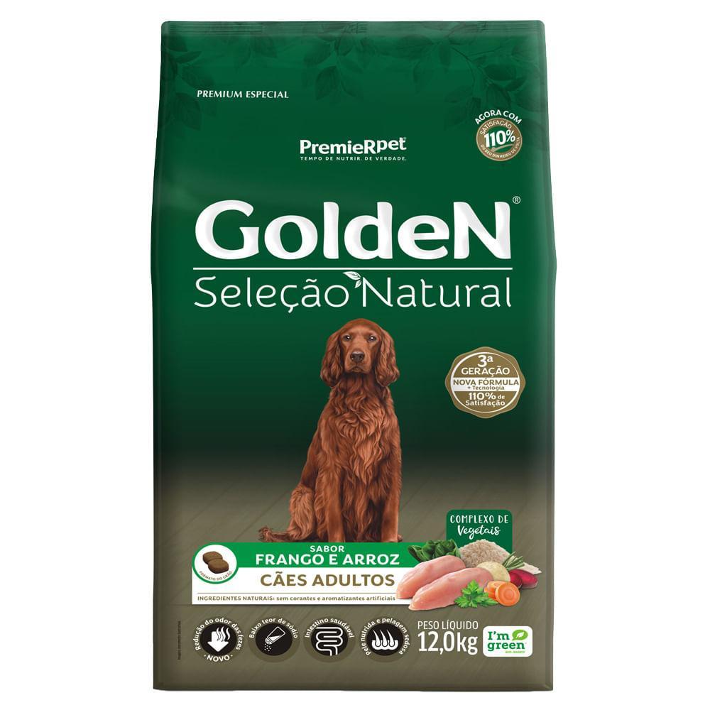 Ração Golden Seleção Natural Cães Adultos Frango e Arroz - 5