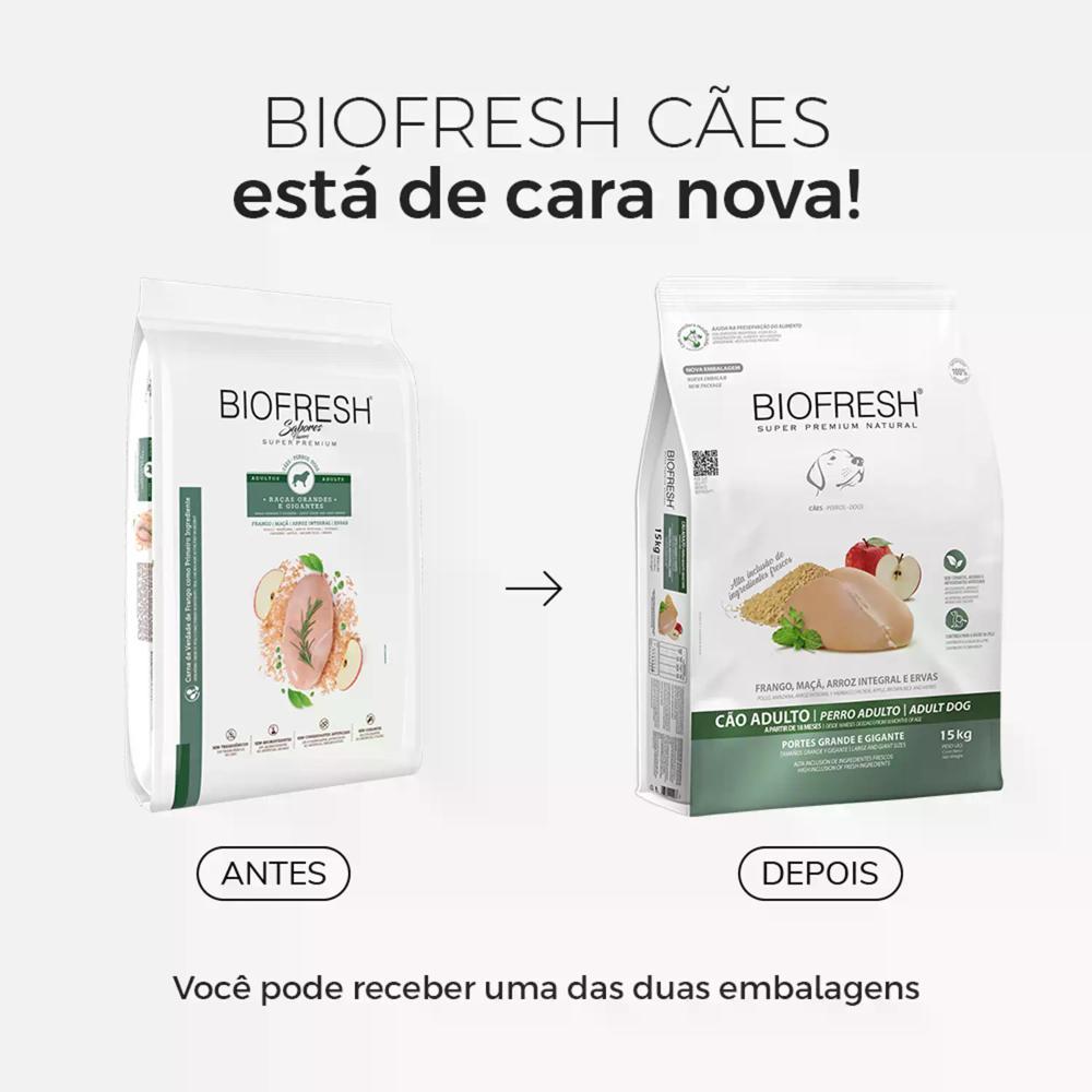Ração Biofresh Cães Adultos Raças Grandes e Gigantes Frango - 2