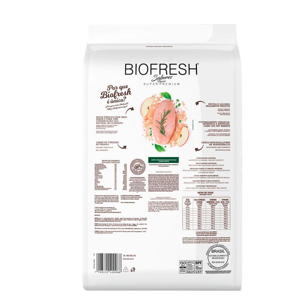 Ração Biofresh Cães Adultos Raças Grandes e Gigantes Frango - 10