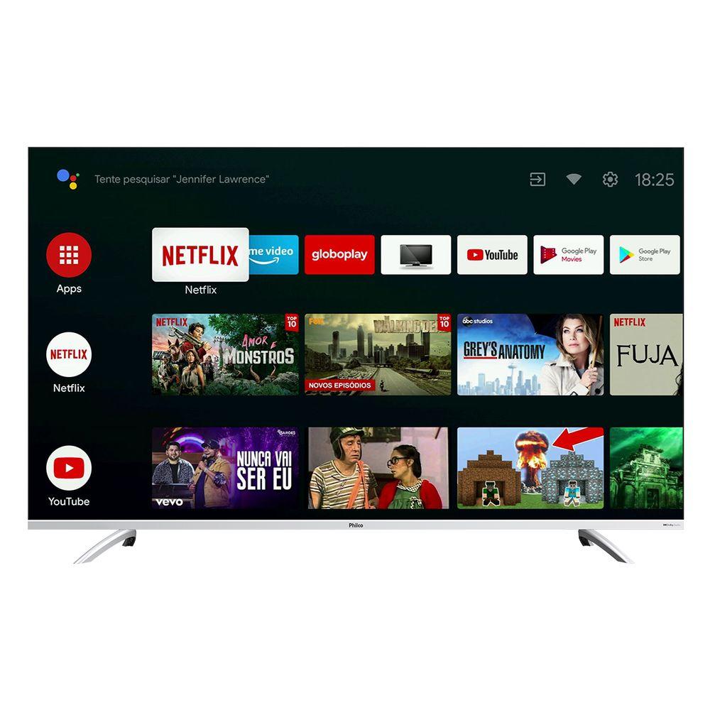 Smart TV 58" Philco LED 4K Android Dolby Áudio PTV58GAGSKSBL - 1