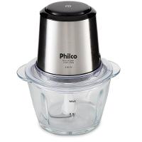 Processador Philco Inox Glass 1,2L 350W Função Pulsar PPS01I