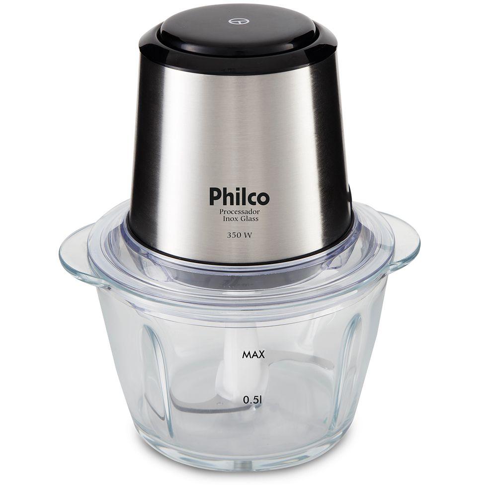 Processador Philco Inox Glass 1,2L 350W Função Pulsar PPS01I - 4