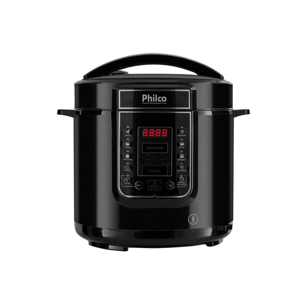 Panela de Pressão Digital Philco PPP01P Inox 13 programas 6L - 1