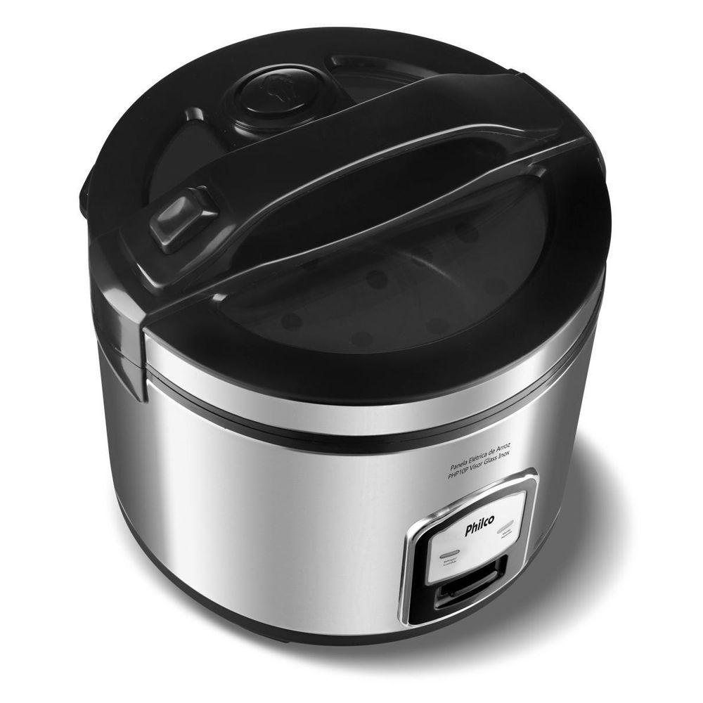 Panela de Arroz Elétrica Philco Inox 10 xícaras PH10P - 1