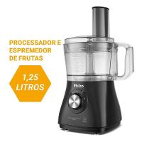 Multiprocessador Philco All In One Citrus 1000W 5 em 1 Preto