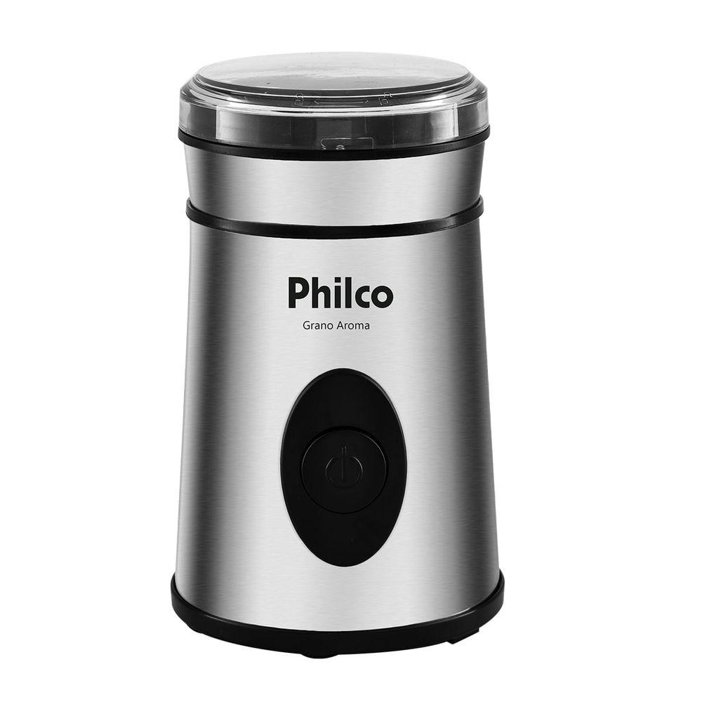 Moedor de Café Philco 50g de grãos 200W Inox Grano Aroma - 1
