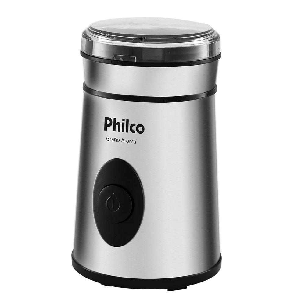 Moedor de Café Philco 50g de grãos 200W Inox Grano Aroma - 6