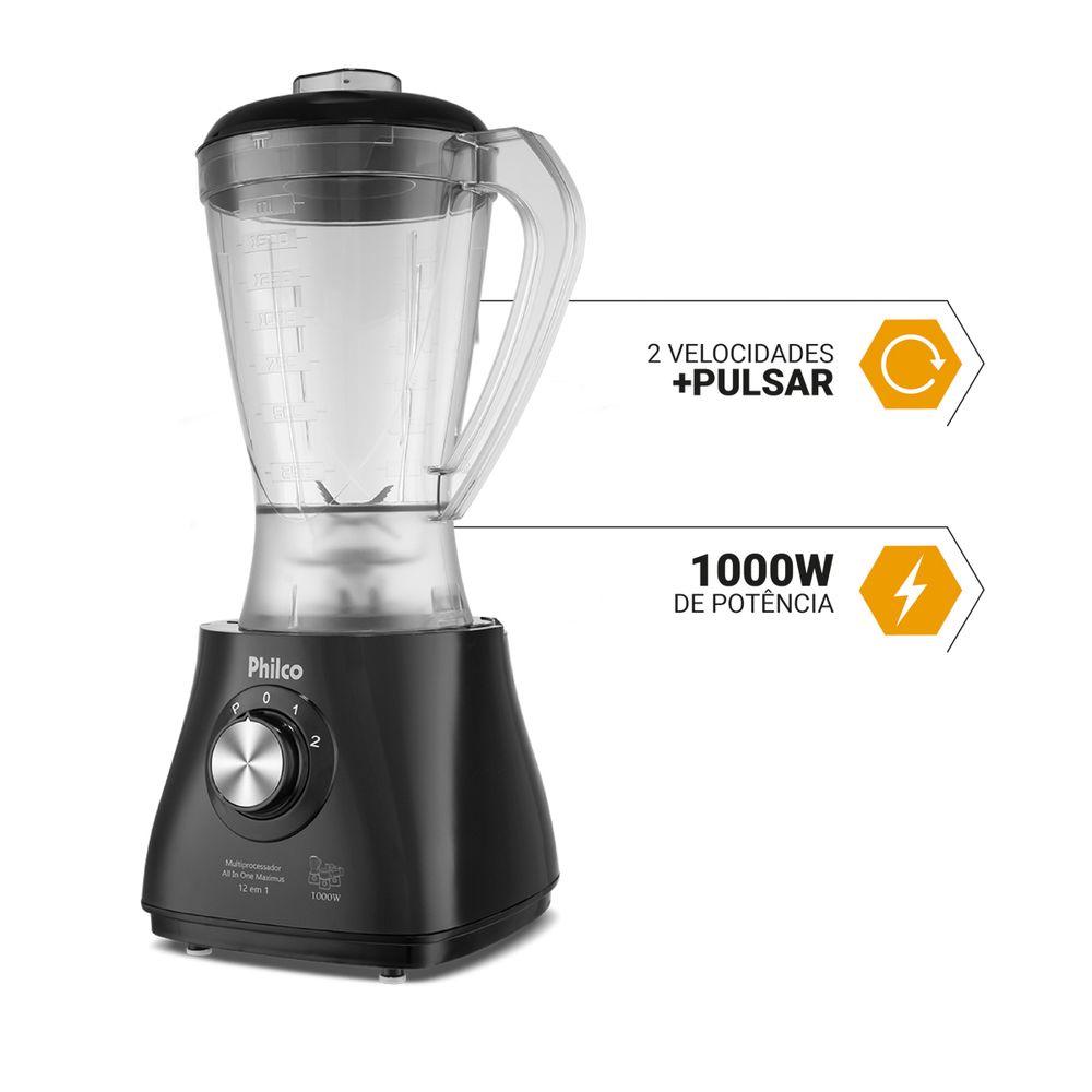 Multiprocessador Philco 1000W 12 em 1 All In One Maximus - 7