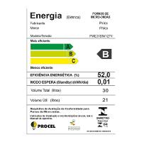 Micro-ondas de Embutir 30L Philco Espelhado 1400W PME31BM - 3