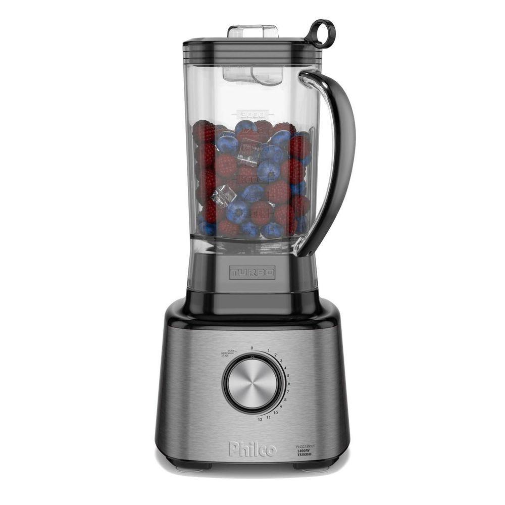 Liquidificador Philco PLQ2100PI 12 + Turbo 3L 1200W - 1
