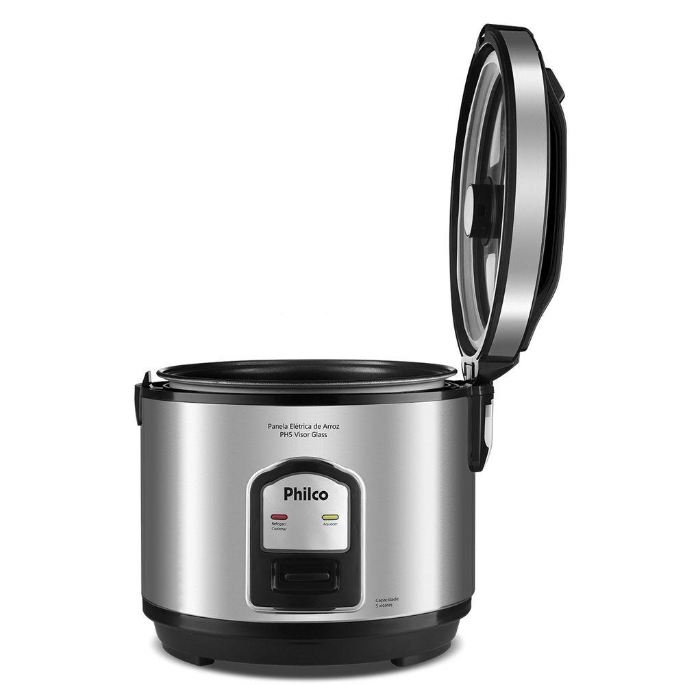 Panela de Arroz Philco 5 Xícaras PH5P Visor Glass Inox - 2
