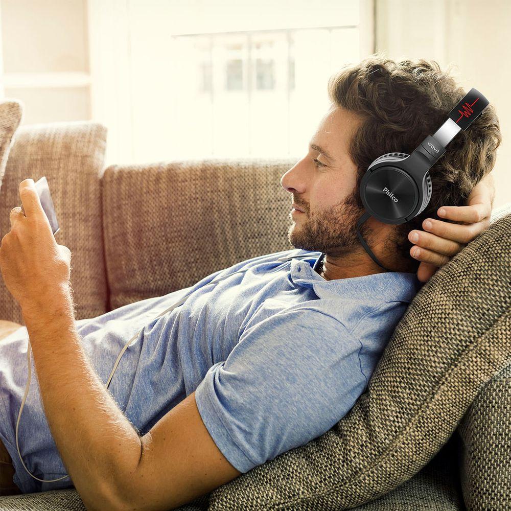 Fone de Ouvido Headphone Philco Extreme com Fio PFO02P - 2