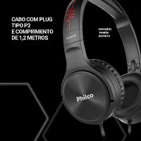 Fone de Ouvido Headphone Philco Extreme com Fio PFO02P - 5