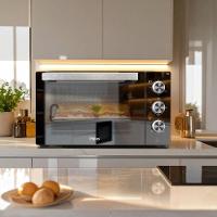 Forno Elétrico Philco 50l Cinza Espelhado Full Glass PFE50PE - 9