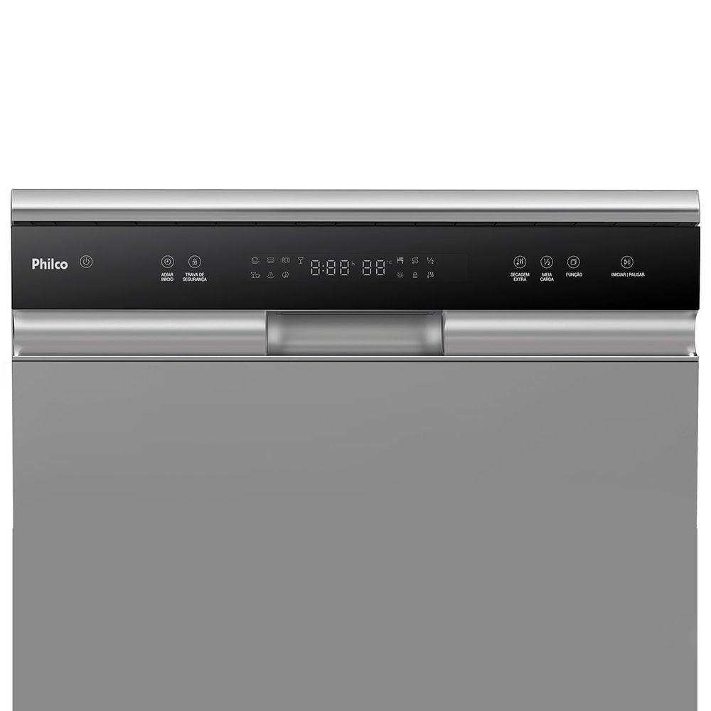 Lava Louças 14 Serviços Philco Inox Painel Digital PLL14ID - 3